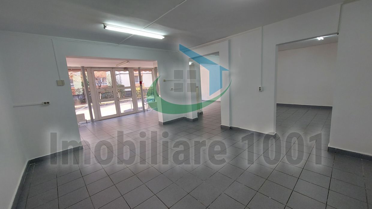 Spațiu comercial cu vitrină stradală, suprafață 84 mp