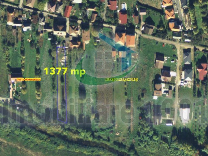 Teren intravilan, suprafață 1377 mp, acces prin strada nr. 59